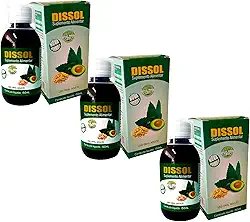 Kit 3 Dissol Suplemento Natural Para Cálculos 150ml Da Raiz
