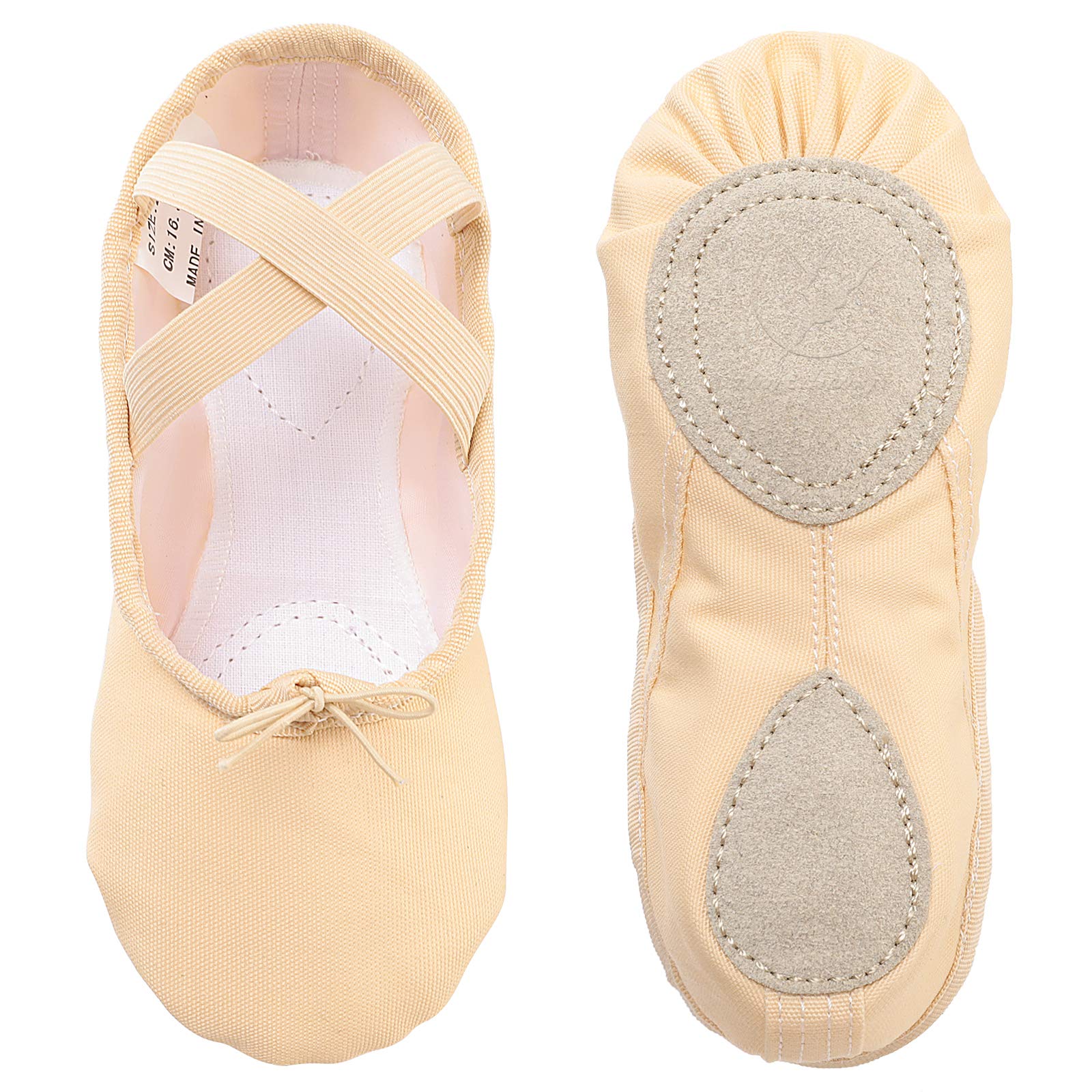 Ballet Shoes, Dance Shoes, Ballet Flats, Ballet Slippers, Dance Slippers, Gymnastics Shoes, Canvas for Girls, Children, Women