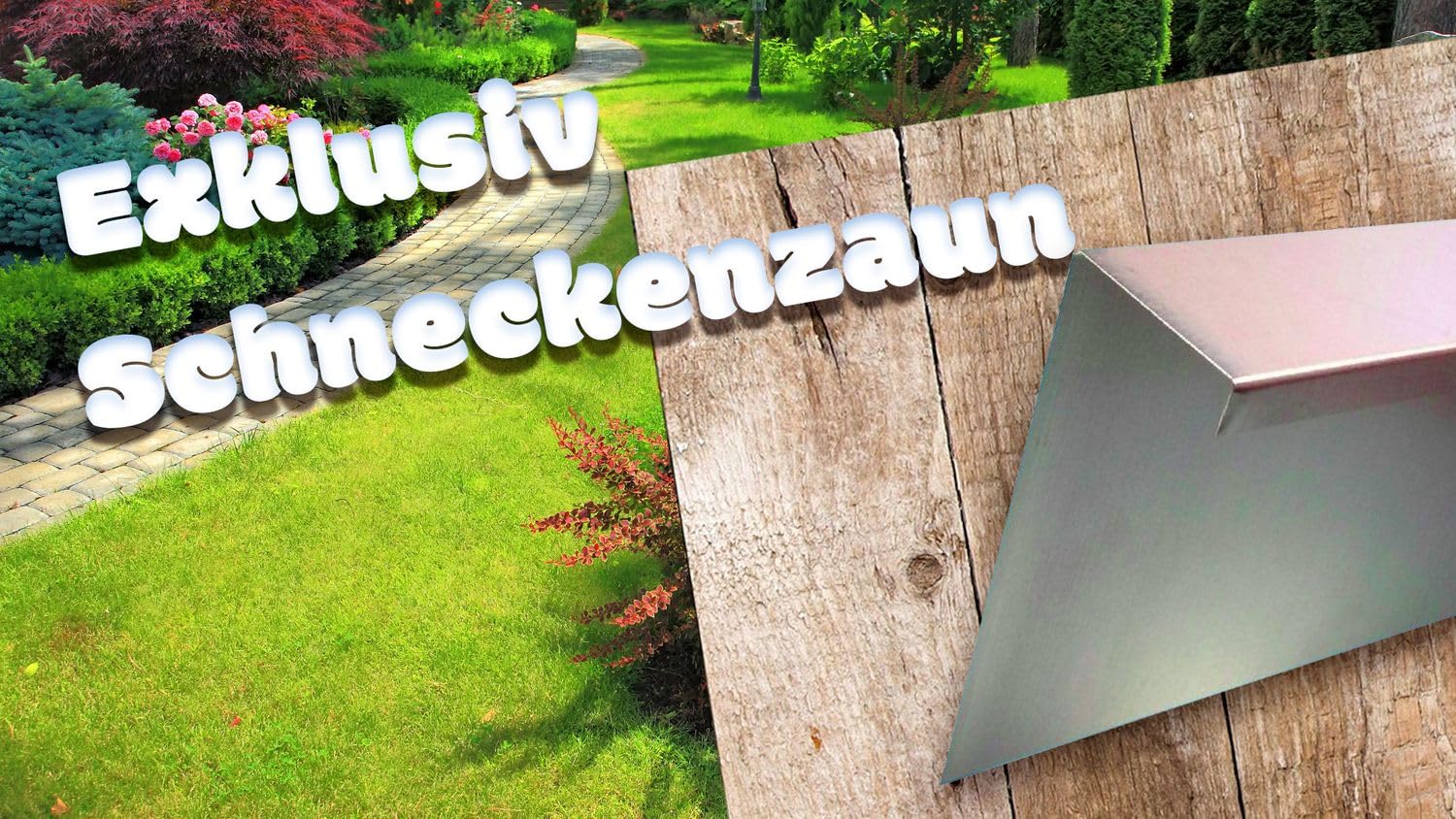Zestaw 10 ogrodzeñ przeciw ¶limakom 25cm x 10m | Obrze¿e ogrodowe | Palisada ogrodowa