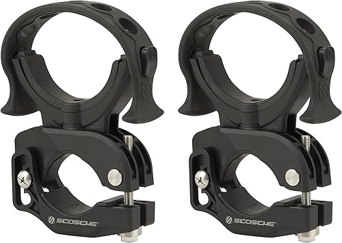 Scosche PSM11004 TerraClamp Extintor de incendios resistente y BoomBottle Soporte universal para vehículo, grande (paquete de 2)