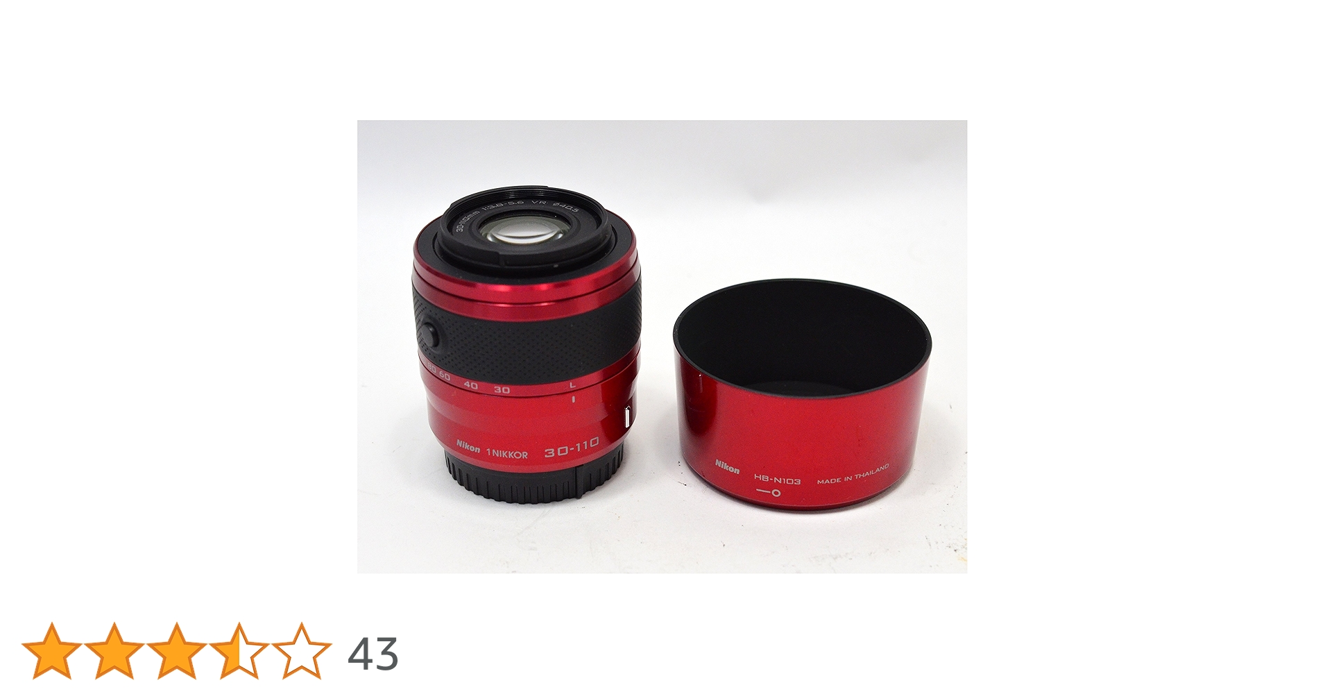 Nikon ニコン 1 30-110mm 1:3.8.-5.6 VR Amazon.co.jp: Nikon 望遠ズームレンズ 1 NIKKOR VR 30-110mm f