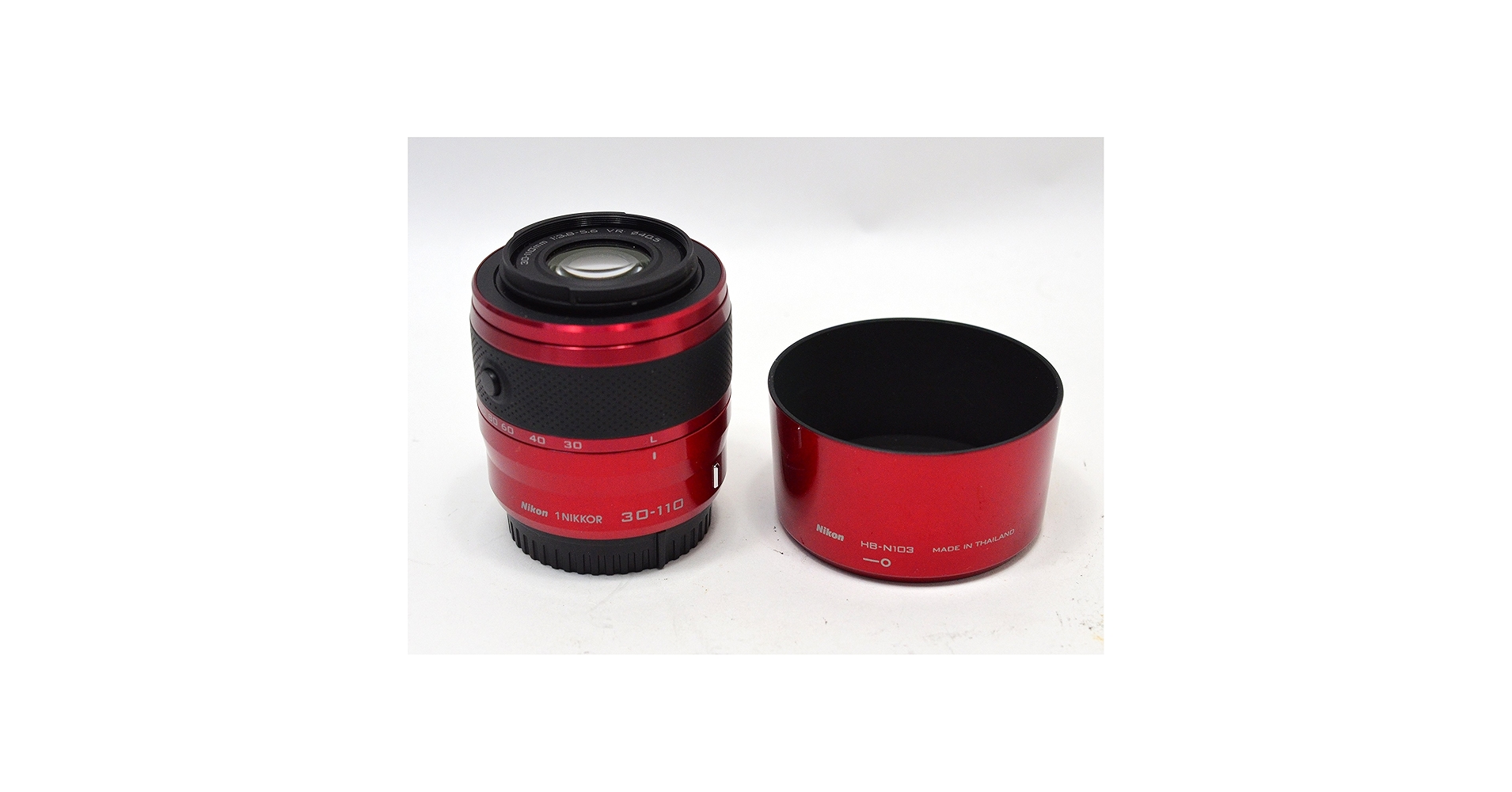 Amazon.com : Nikon 1 30-110mm f/3.8-5.6 VR Nikkor Lens (Red