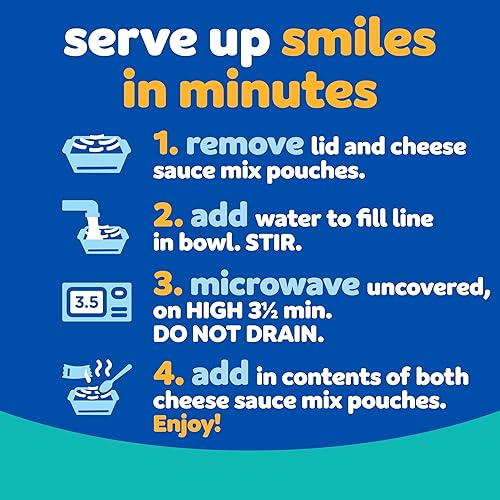 Miniatura 7 de Kraft Spirals Original Macarrones & Cheese - Cena de tazón grande fácil para microondas, bandeja de 3.5 onzas