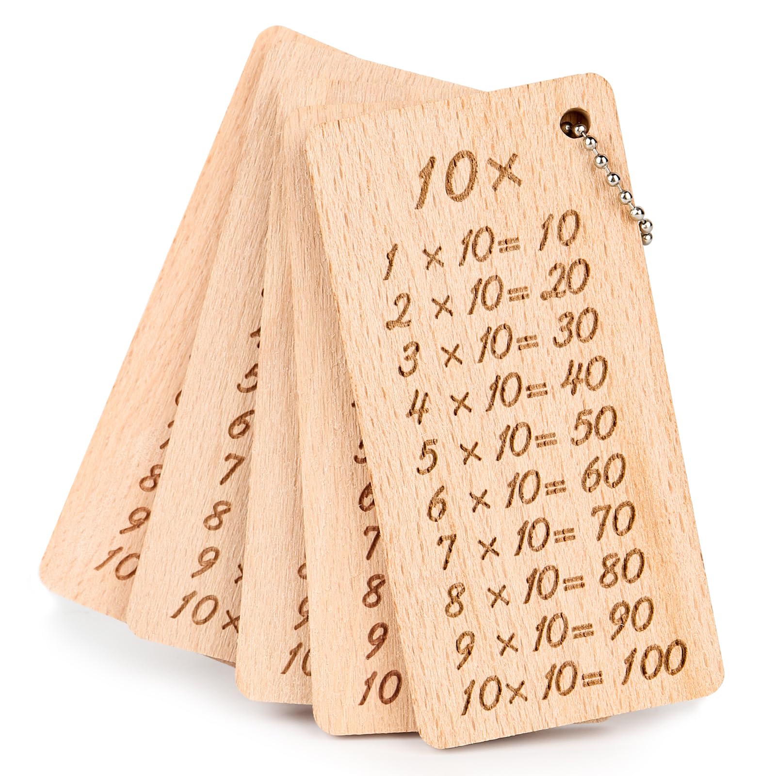 Tavola delle Moltiplicazioni in Legno 1x1 per Bambini