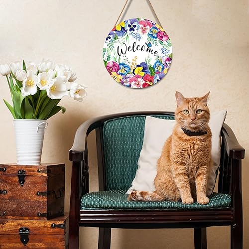 Miniatura 39 de Cartel divertido de No Soliciting para casa de 12 x 12 pulgadas, letreros de madera para puerta delantera, rústico, no solicitar, decoración Sin