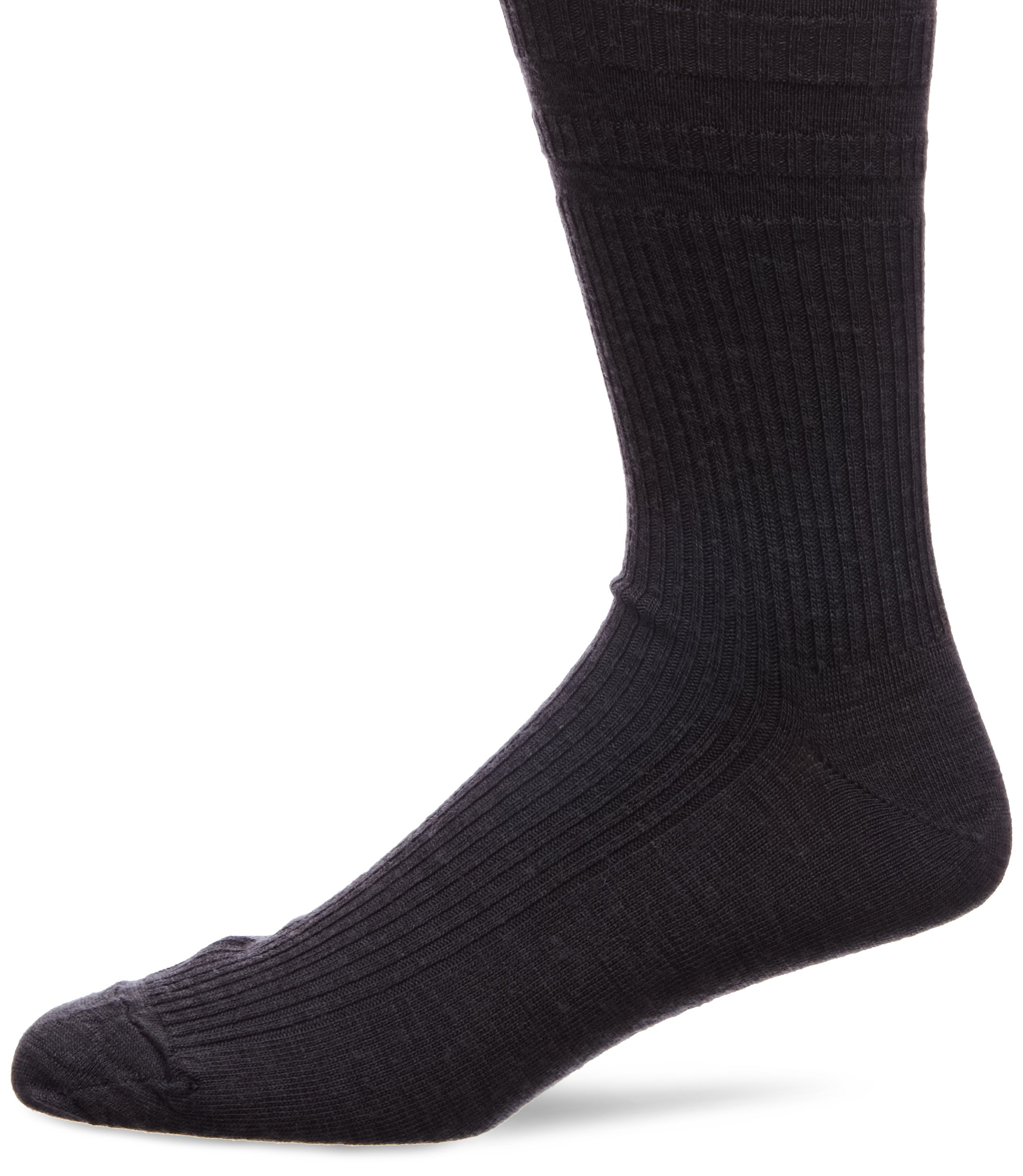 Hj Hall Men's Mid Grey Thermal Wool Softop Socks, Size 6 To 11