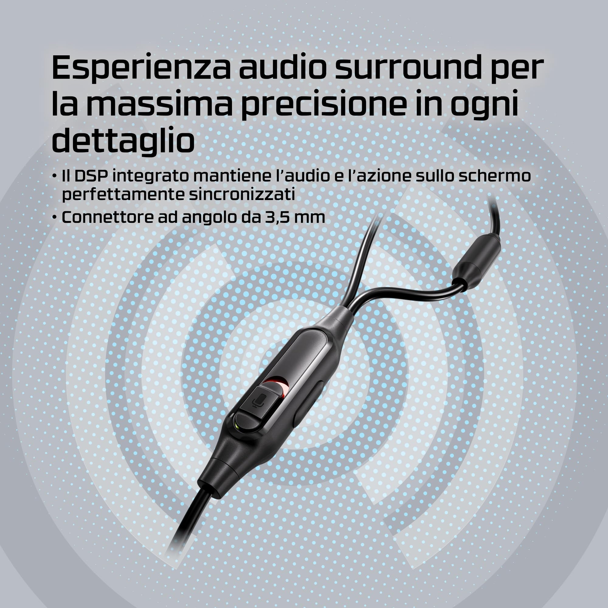 HyperX Cloud Earbuds III S, Auricolari USB cablate, Rosso | Multipiattaforma, audio surround, gommini in 4 misure, microfono con cancellazione del rumore