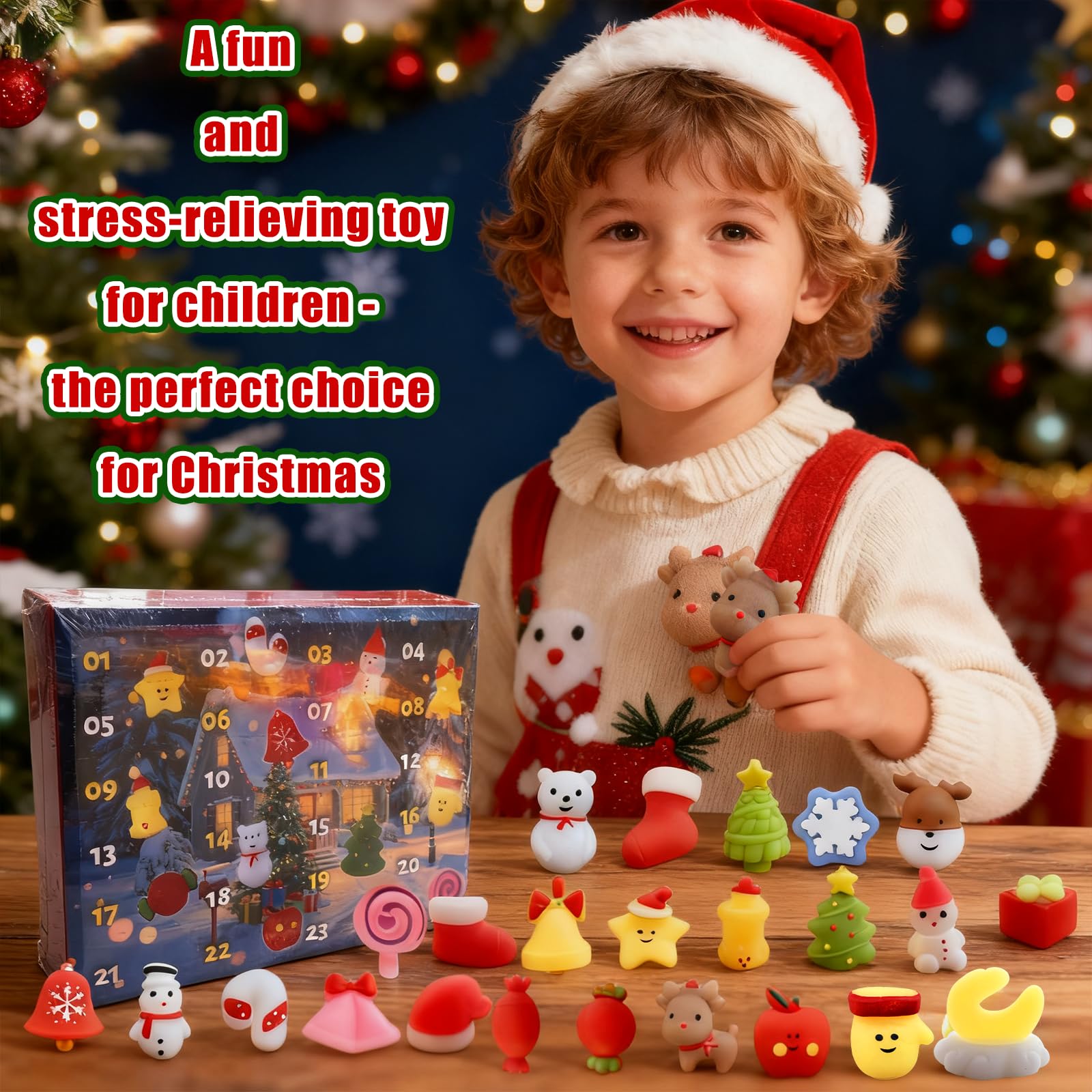 Calendario Dell'Avvento 2025 Mochi Squishy – 24 Sorprese Di Natale Con Panda E Animaletti, Conto Alla Rovescia, Giocattolo Antistress Per Bambine E Ragazze