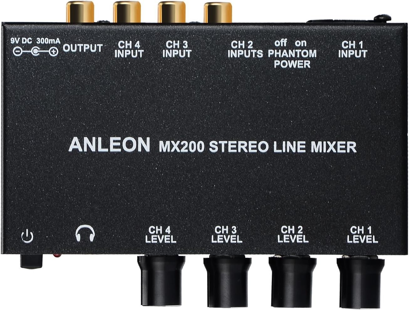ANLEON Stereo Mini Mixer mixes audio