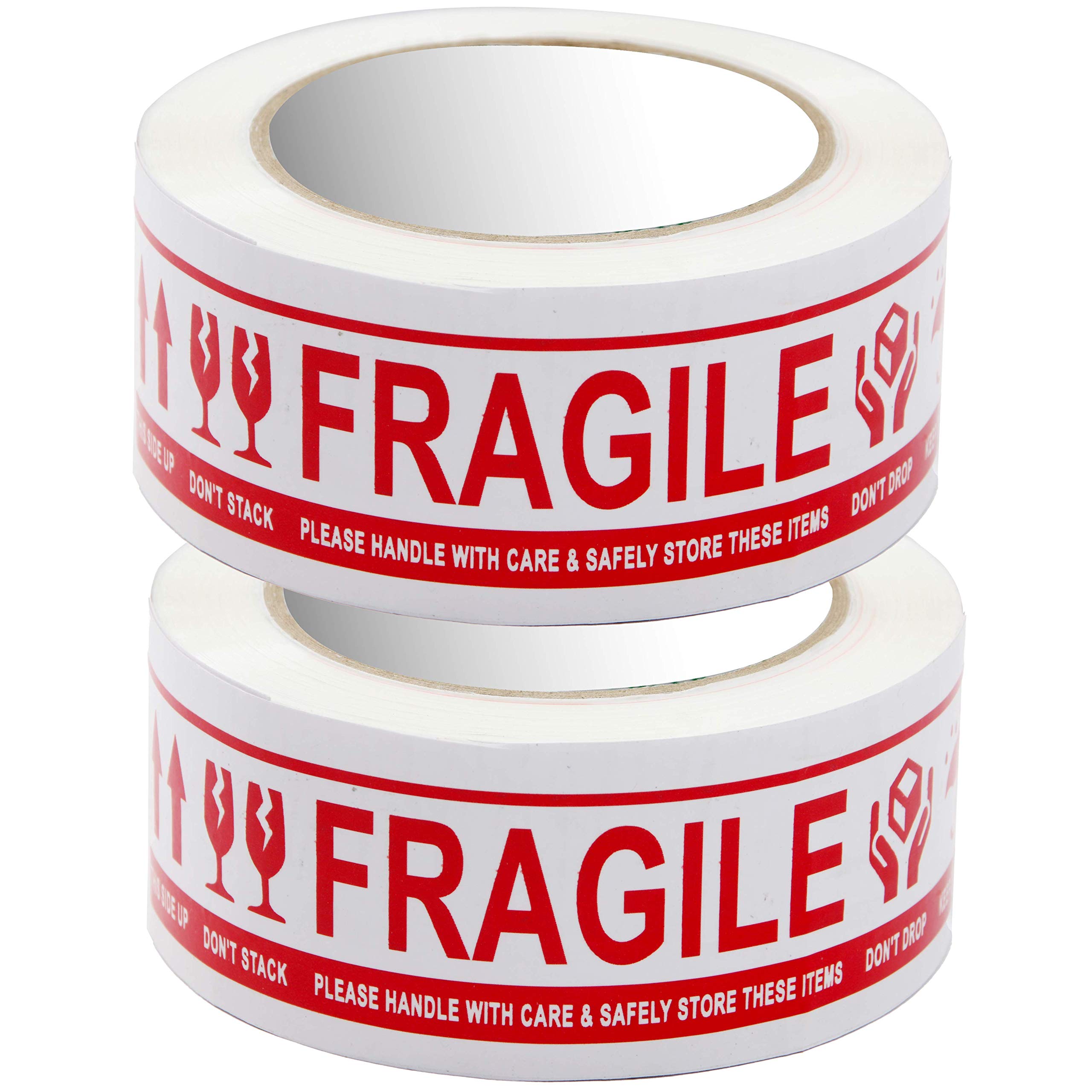 VSARA High-Strength Fragile Tape For Shipping 2 Inch Width x 100 Meters Length (Pack Of 2) (B08VSJWDY1) Amazon Price History, Amazon Price Tracker