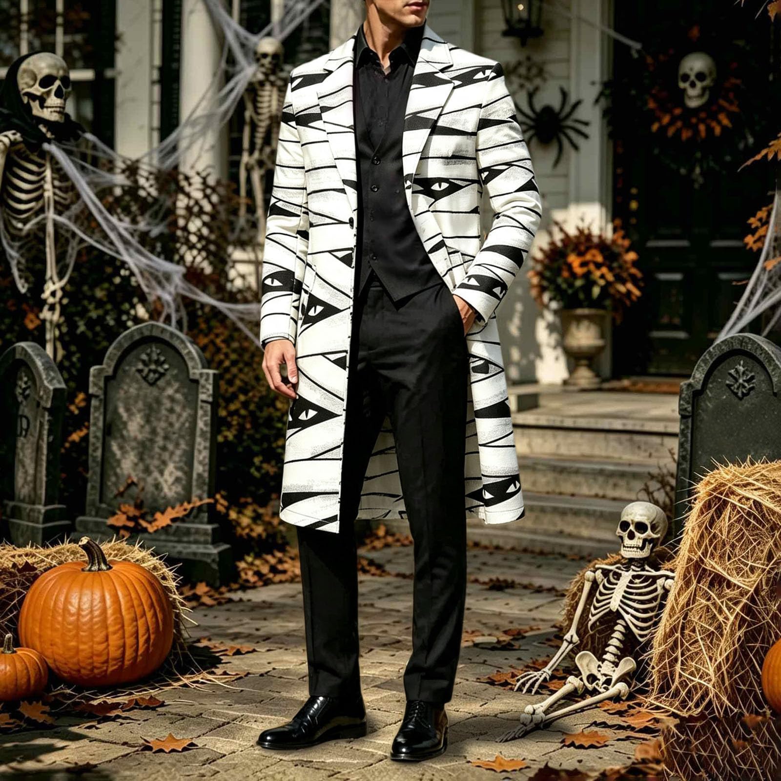Costume Halloween, Vestito Halloween Uomo Elegante