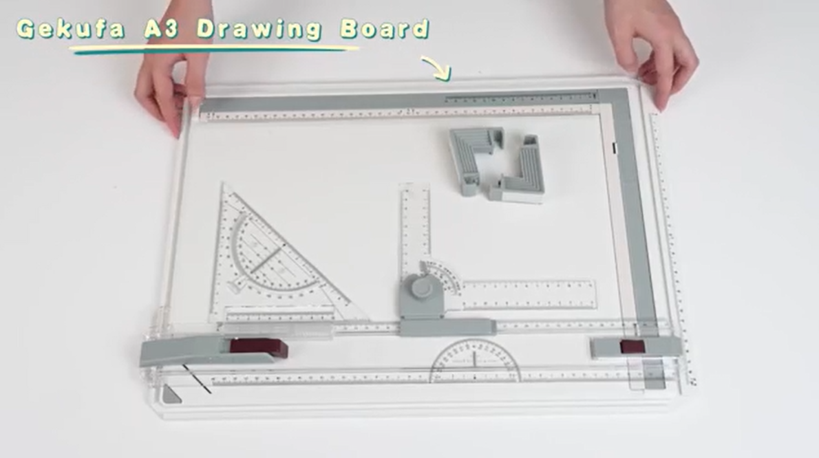 Tavola Da Disegno Regolabile A3 - Con Accessori Per Studenti E Professionisti - Foto 5
