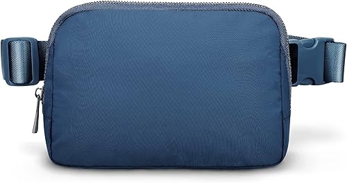 ZOMAKE - Riñonera cruzada para mujeres y hombres bolsa pequeña con correa ajustable, bolsa de cintura de moda para correr,, Camuflaje azul