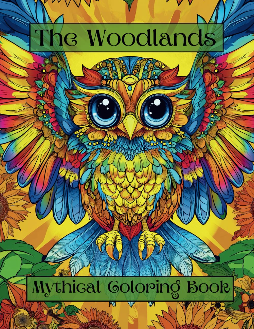 The Woodlands: Mythical Coloring Book: Adorable Forest Creatures and Fairies