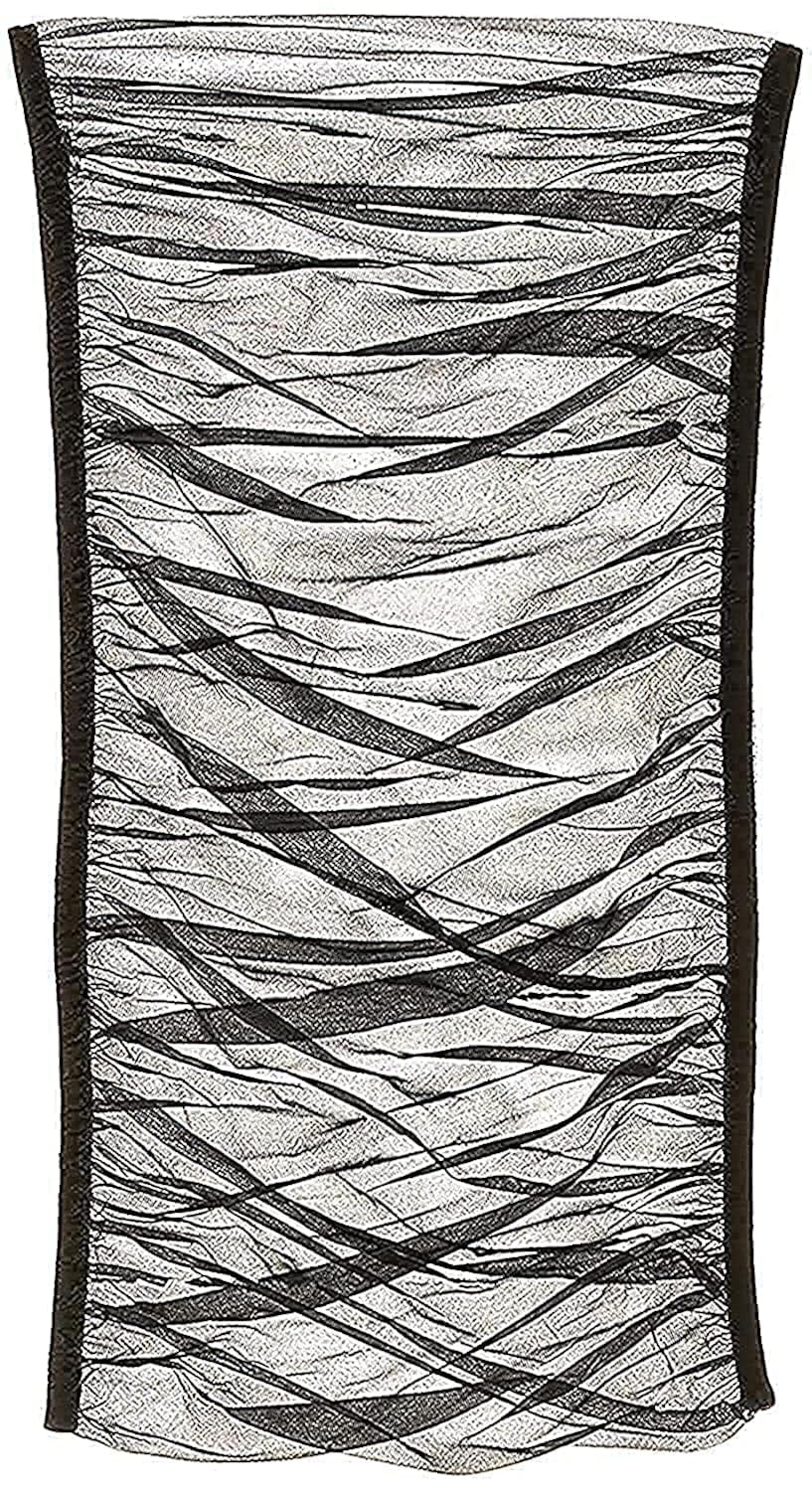 ANTOLE Universal Bird Cage Seed Catcher Stretchy Nylon Mesh Bird Cage Cover Parrot Cage Net Soft Airy (L Size, Black)