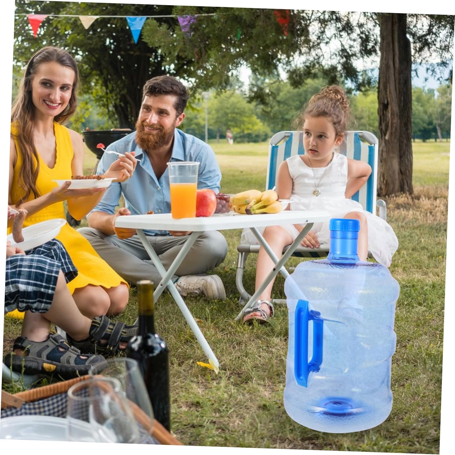 Portable Water Container with Large Capacity Lightweight Water Jug for Camping Hiking and Outdoor Activities with Excellent Sealing Effect