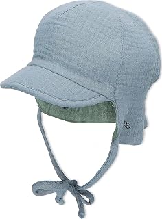 Sterntaler Wende Schirmmütze Mit Nackenschutz Bluegrey Sombrero para el Sol Niños