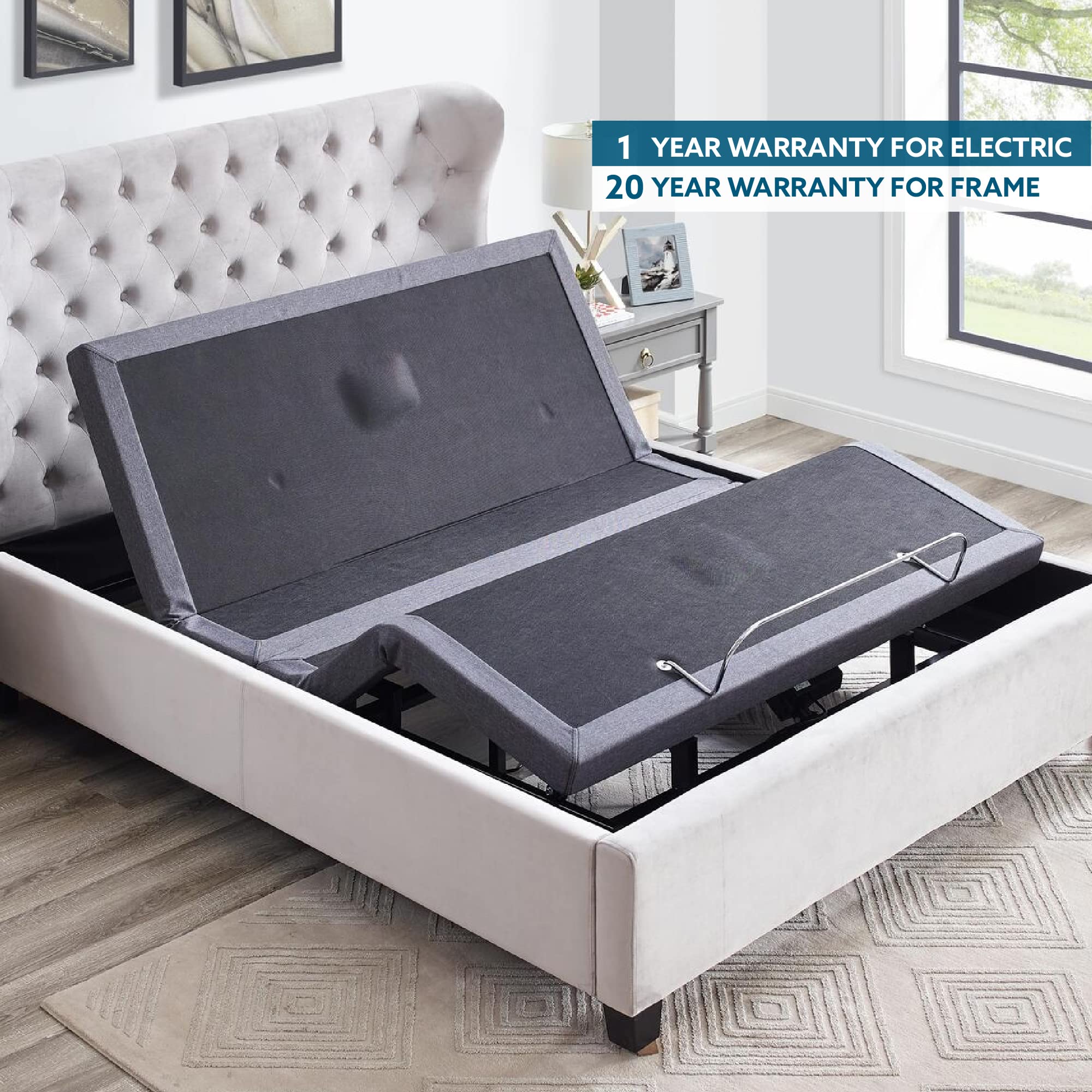 Buy IdealBase Adjustable Bed Frame Full, Massaging Zero Gravity