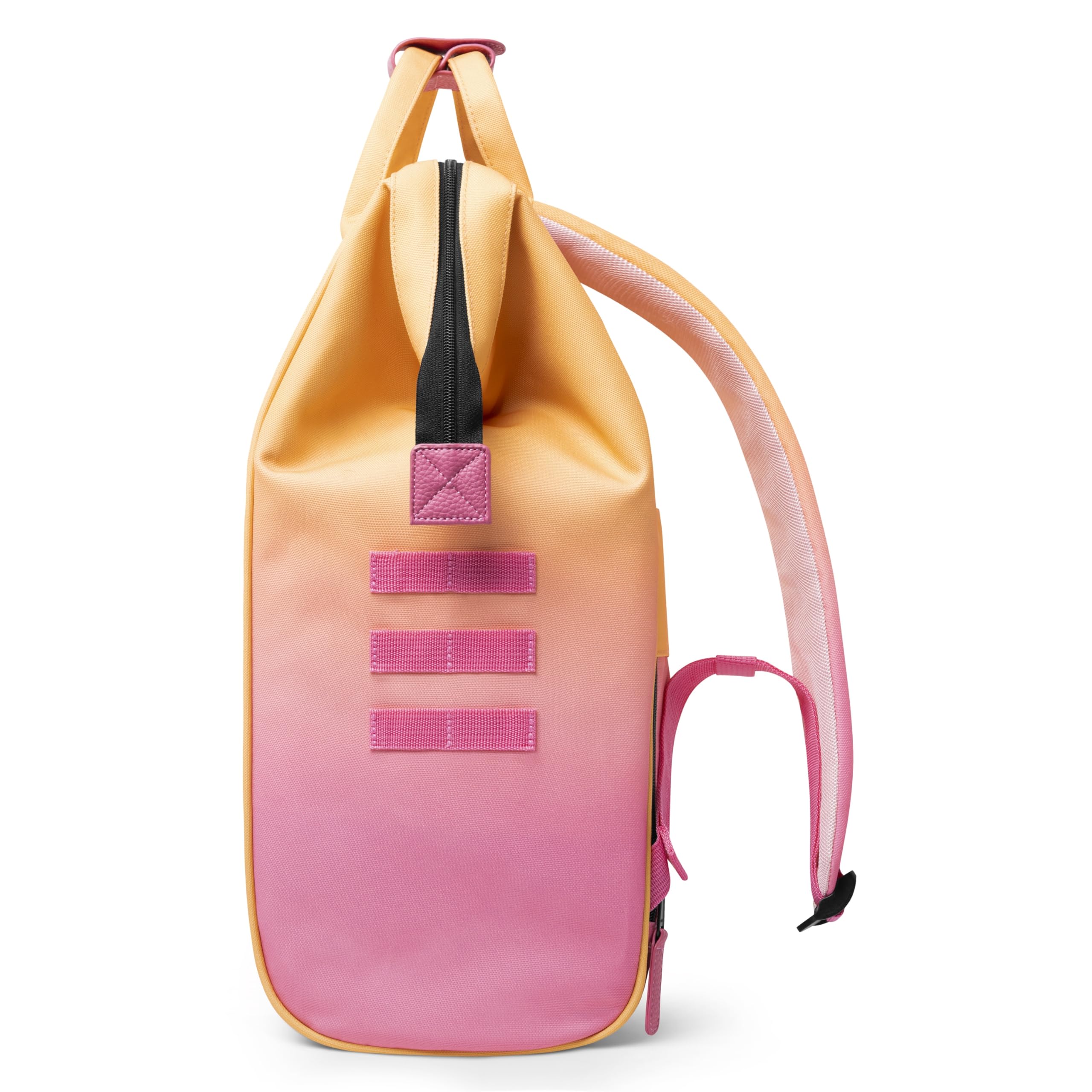 CABAIA - Sac à Dos Adventurer Cabourg - Large 23L - Déperlant - Compartiment Ordinateur Portable 15" - 2 Poches - Certifié Vegan - Sac Voyage, Affaires, École pour Homme et Femme - Rose