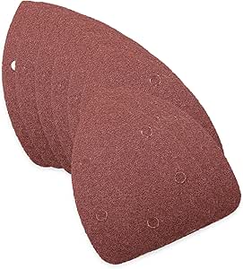 2 Pcs Triangular Sanding Pads, Velcro Self-Adhesive Sanding Sheets, Hook & Loop 6 Hole Sanding - View #11