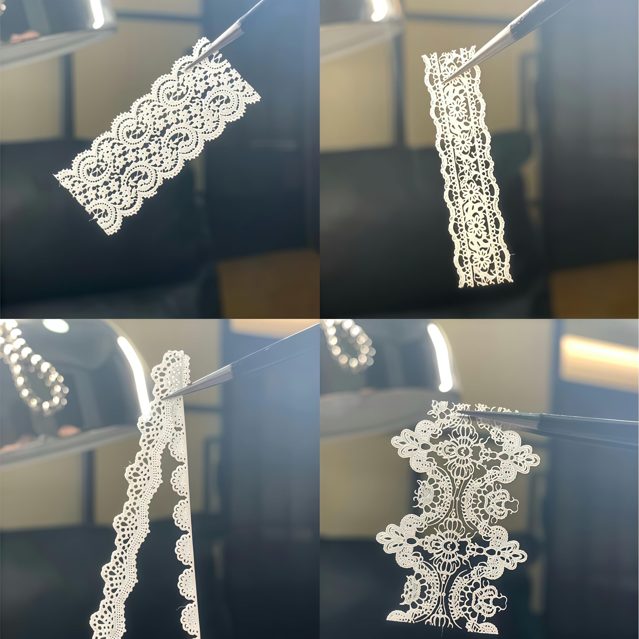 Design 3D en dentelle pour ongles outil en silicone