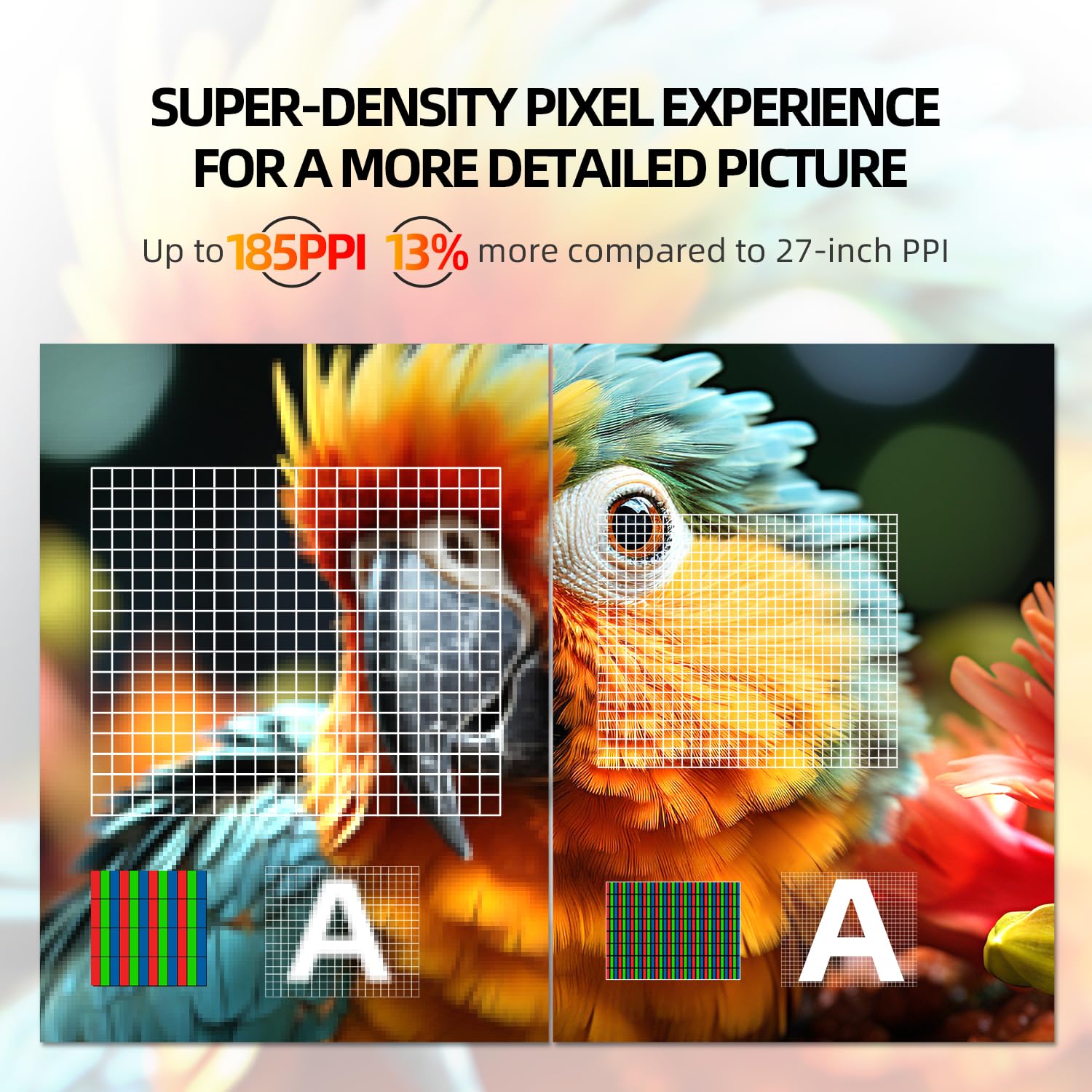 CUNPU - 61 cm (24 Zoll) 4K-Computermonitor, UHD (3840 x 2160), IPS-Panel für Foto- und Videobearbeitung, ΔE < 2, 185 PPI, DCI-P3 100 %, 1,07 B + Farben, HDR10, VESA, höhenverstellbar, vertikal