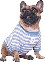 Vista 17 de iChoue - Ropa para perros, camisetas de verano con tirantes para Bulldog francés, pug, pitbull inglés, Boston terrier, talla grande para perros