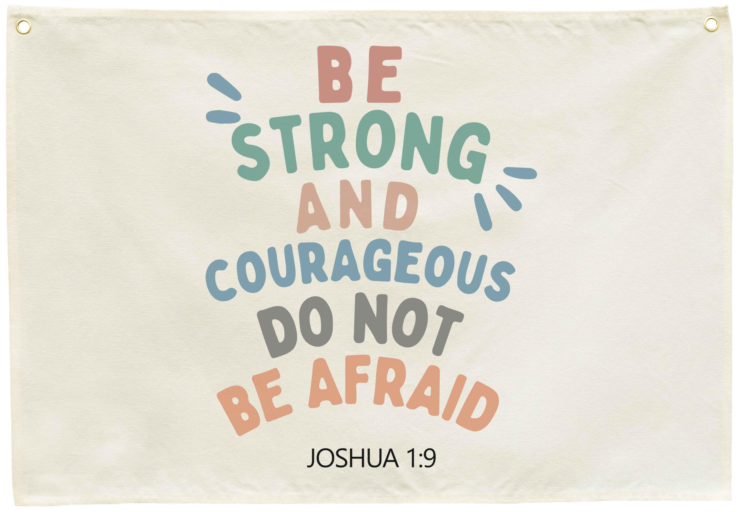 Christian Bible Verses Art-Scripture Flag Sign Gift for Baby Newborn Boys Girls Kids- Banner Pennant Wall Decor Gift for Nursery Bedroom Playroom-Baby