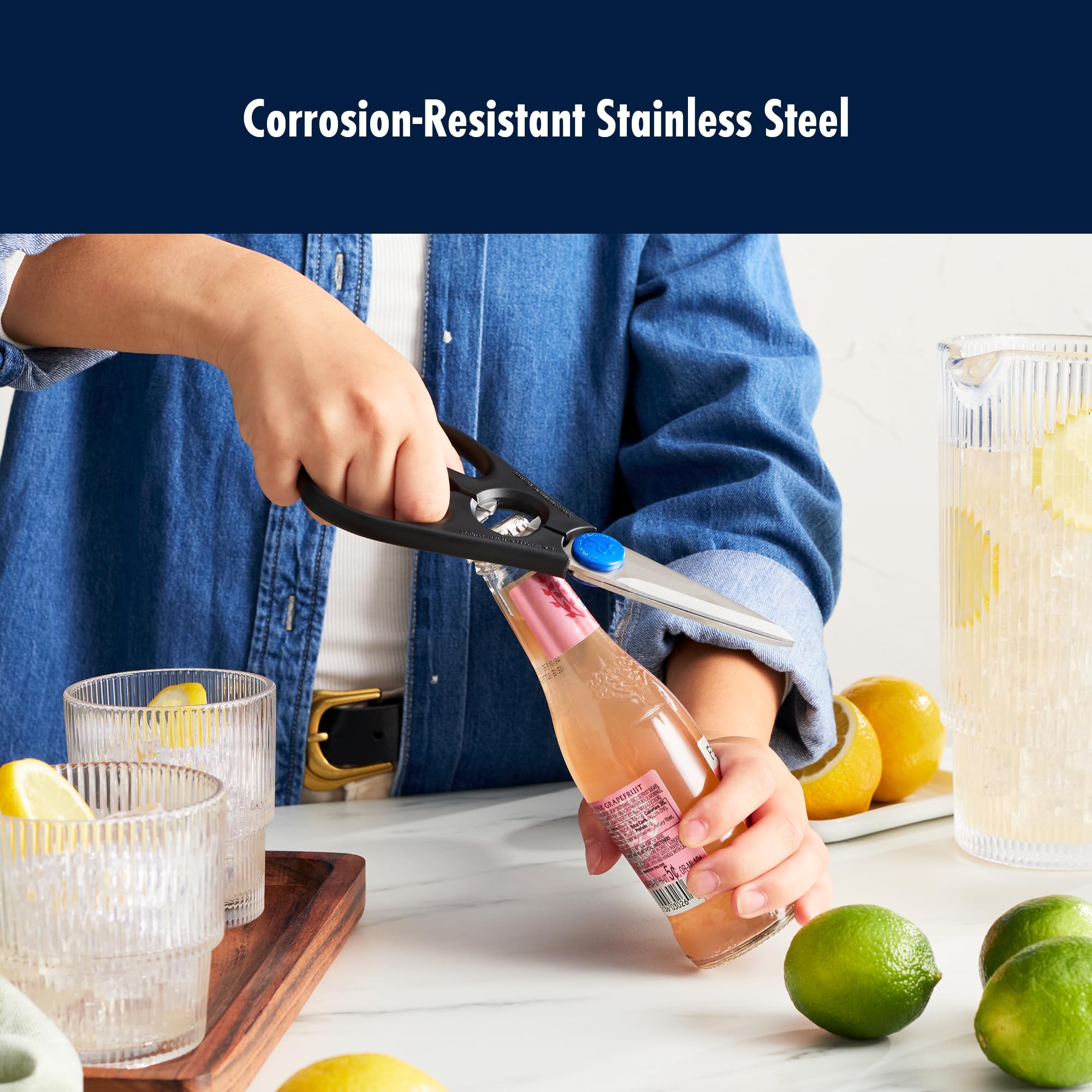 Amazon.com: HENCKELS Kitchen Shears, Made in Japan, Kitchen