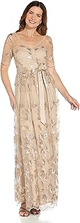 Women's Embroidered Long Ballgown