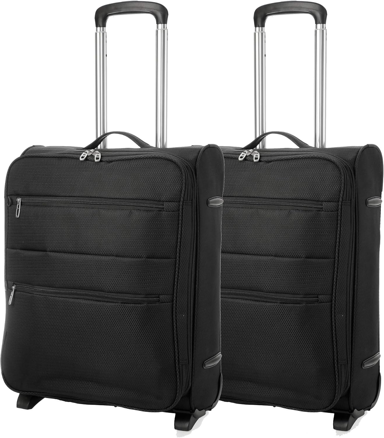 EONO Essentials Trolley Bagaglio a mano da cabina 55x40x20 - Espandibile  sino a 55x40x23, Omologato a bordo di Ryanair, Alitalia, AirItaly, Vueling,  Volotea, WizzAir, EasyJet e tante altre, Nero : Amazon.it: Valigeria