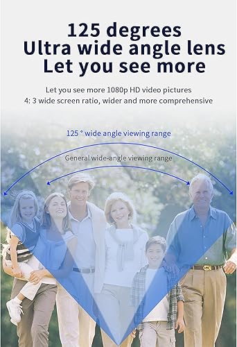 Miniatura 4 de Timbre inteligente inalámbrico M3 2024, alertas de reconocimiento inteligente, monitoreo remoto en tiempo real, cámara de timbre visual de video HD