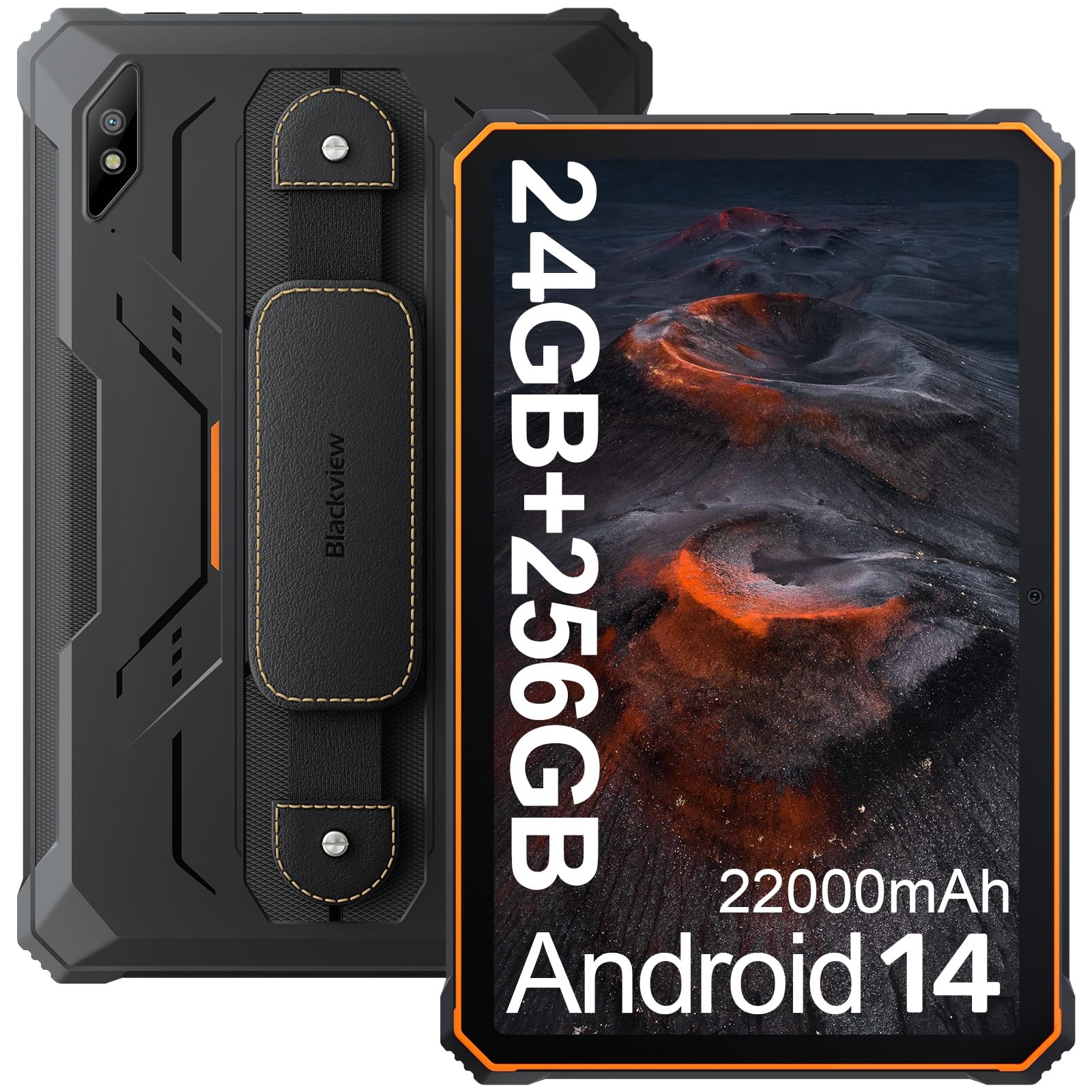 Amazon.com : Blackview 2.4k 10.36 inch Rugged Tablet, 22000mAh 