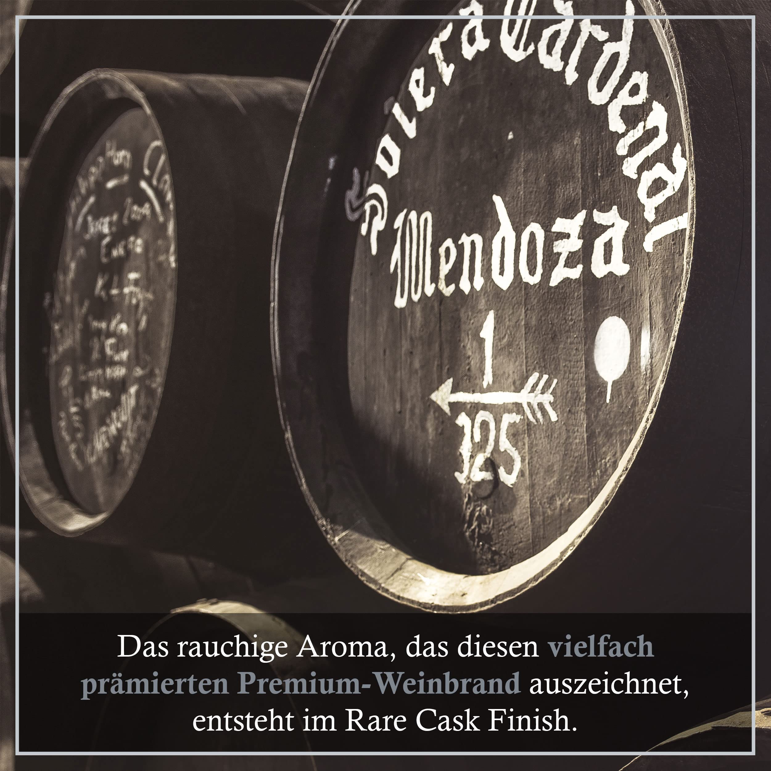 Cardenal Mendoza Nebulis Brandy de Jerez, Rare Cask Finished, (3x0,7l) 40% vol - Vielfach prämierter Premium Weinbrand in hochwertiger Geschenkbox, handwerkliches Erzeugnis mit begrenzter Produktion