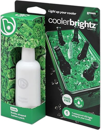 Brightz CoolerBrightz - Accesorio de luz LED para enfriar, color verde