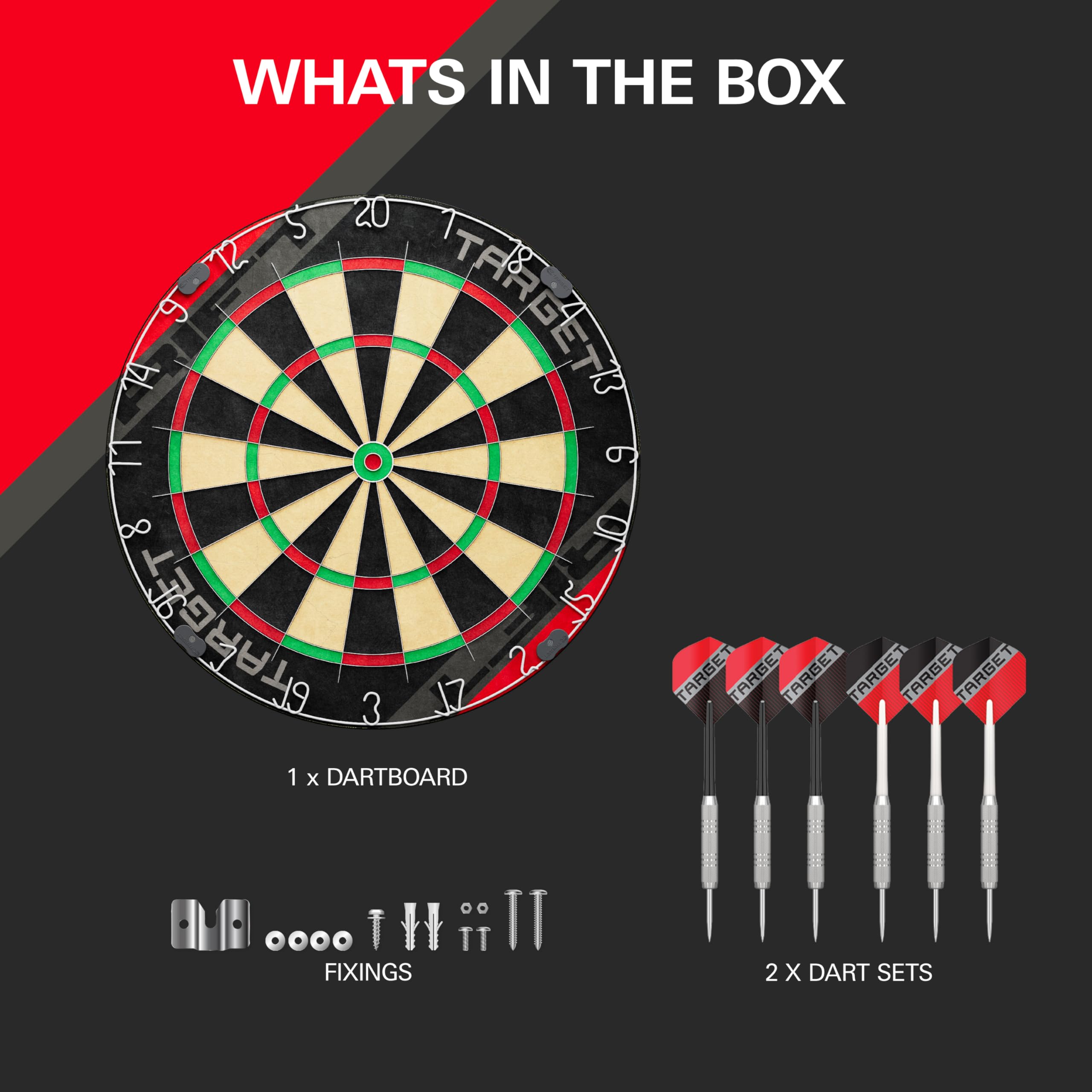 HARROWS Club Brass Freccette Con Punta In Acciaio, 27g - Foto 2