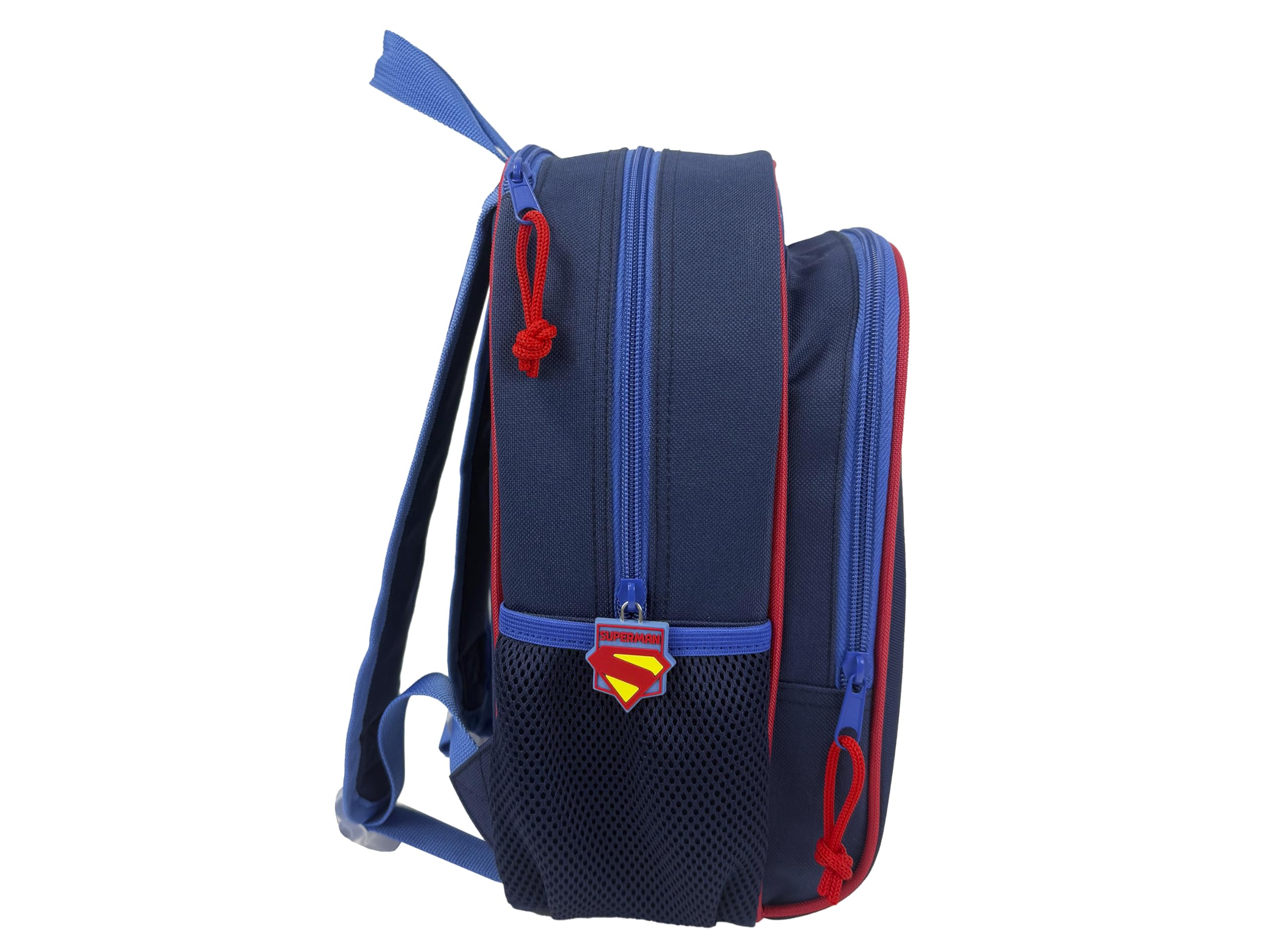 CYPBRANDS - Superman, Zaino per bambini con mantello, Prescolare, Misura 30 cm, Zaino con mantello, Mantello di Superman, Prodotto ufficiale