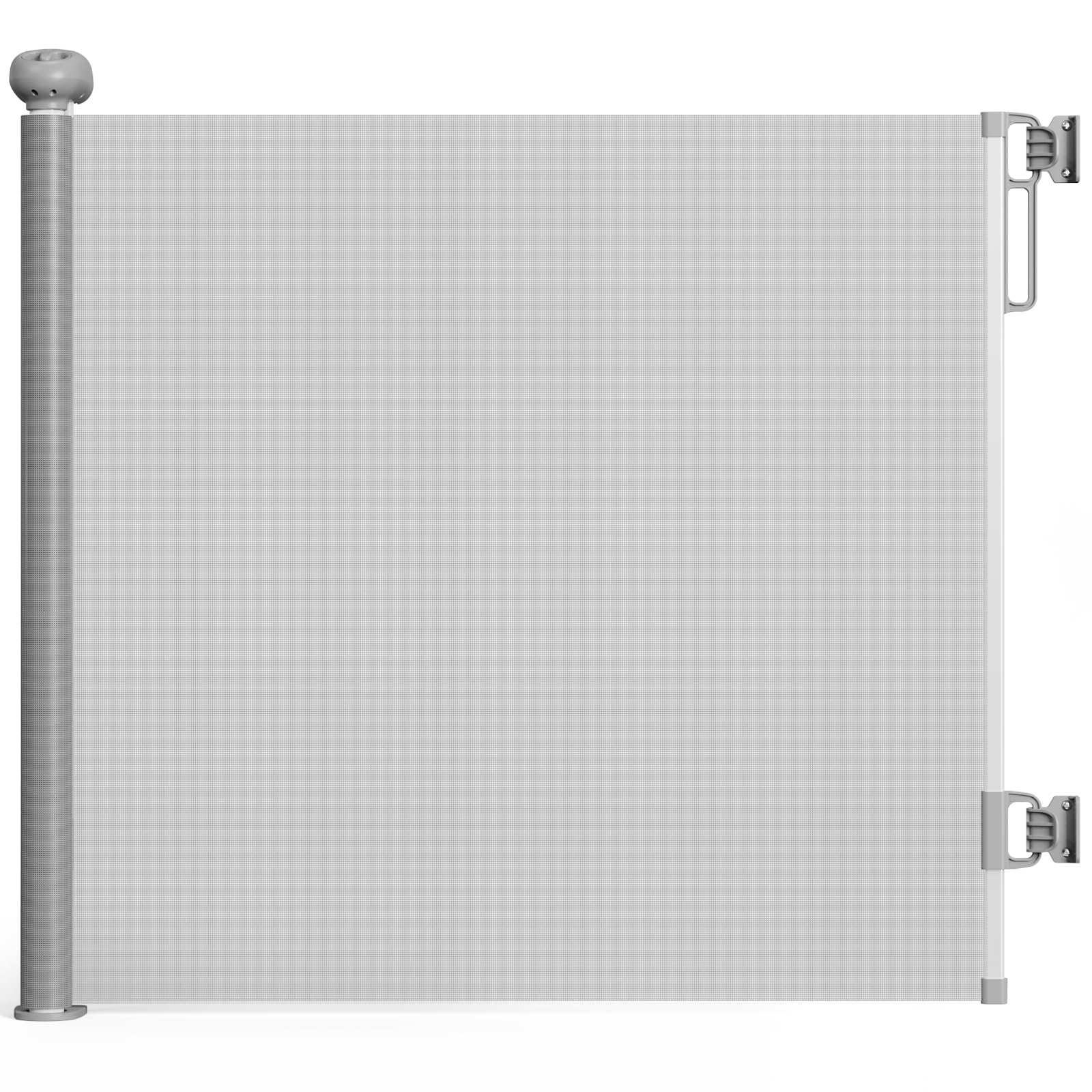 Retractable Baby Gates, Retractable Dog Gate or Baby Gate for Stairs, 33" Tall, Extends Up to 55" Wide, Safety Gate for Doorways & Outdoor Use (Gray, 33" x 55")