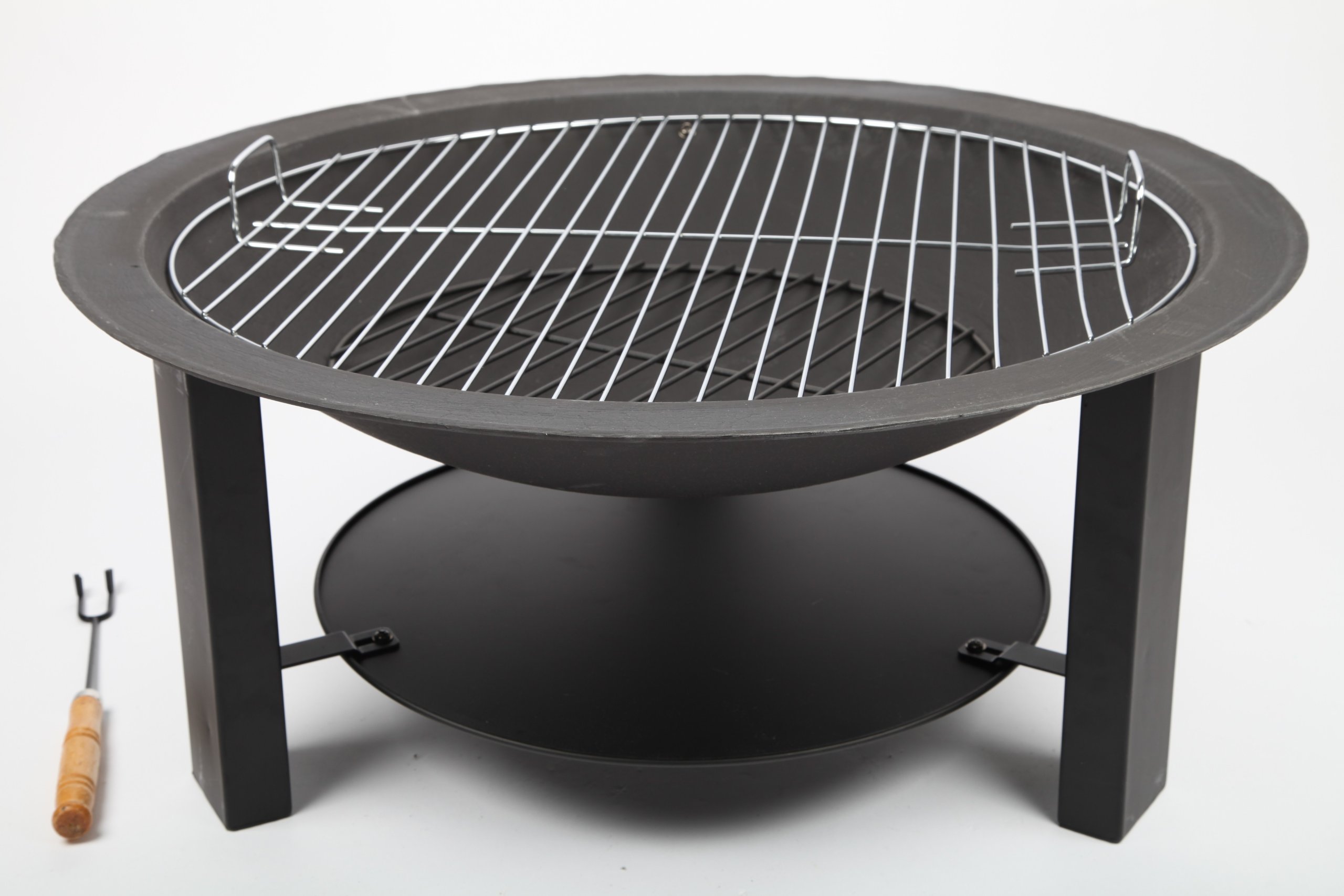 Feuerschale 73cm Gartengrill Grill Gußeisen massiv