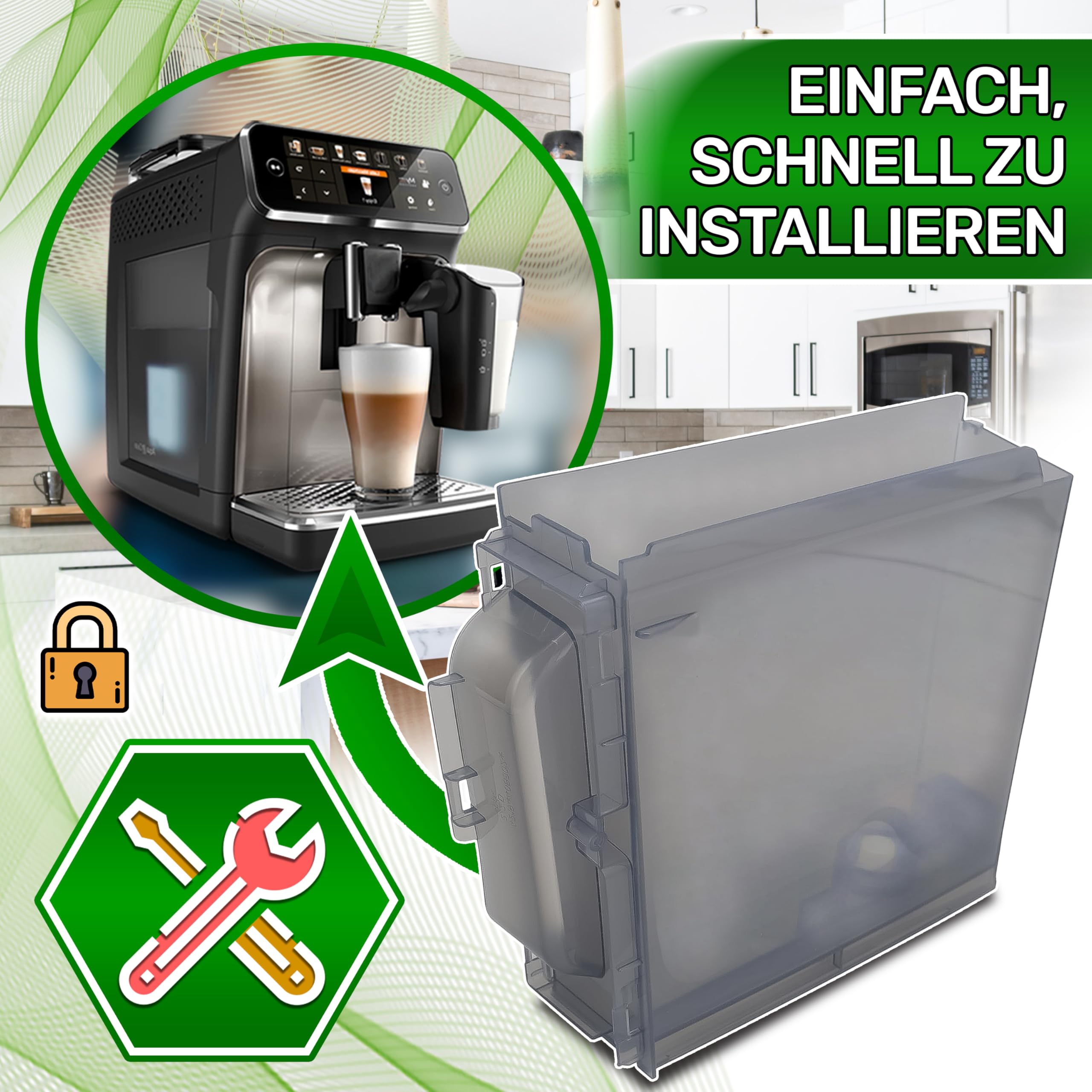 Réservoir à eau pour machine à café Philips LatteGo - 421944085741