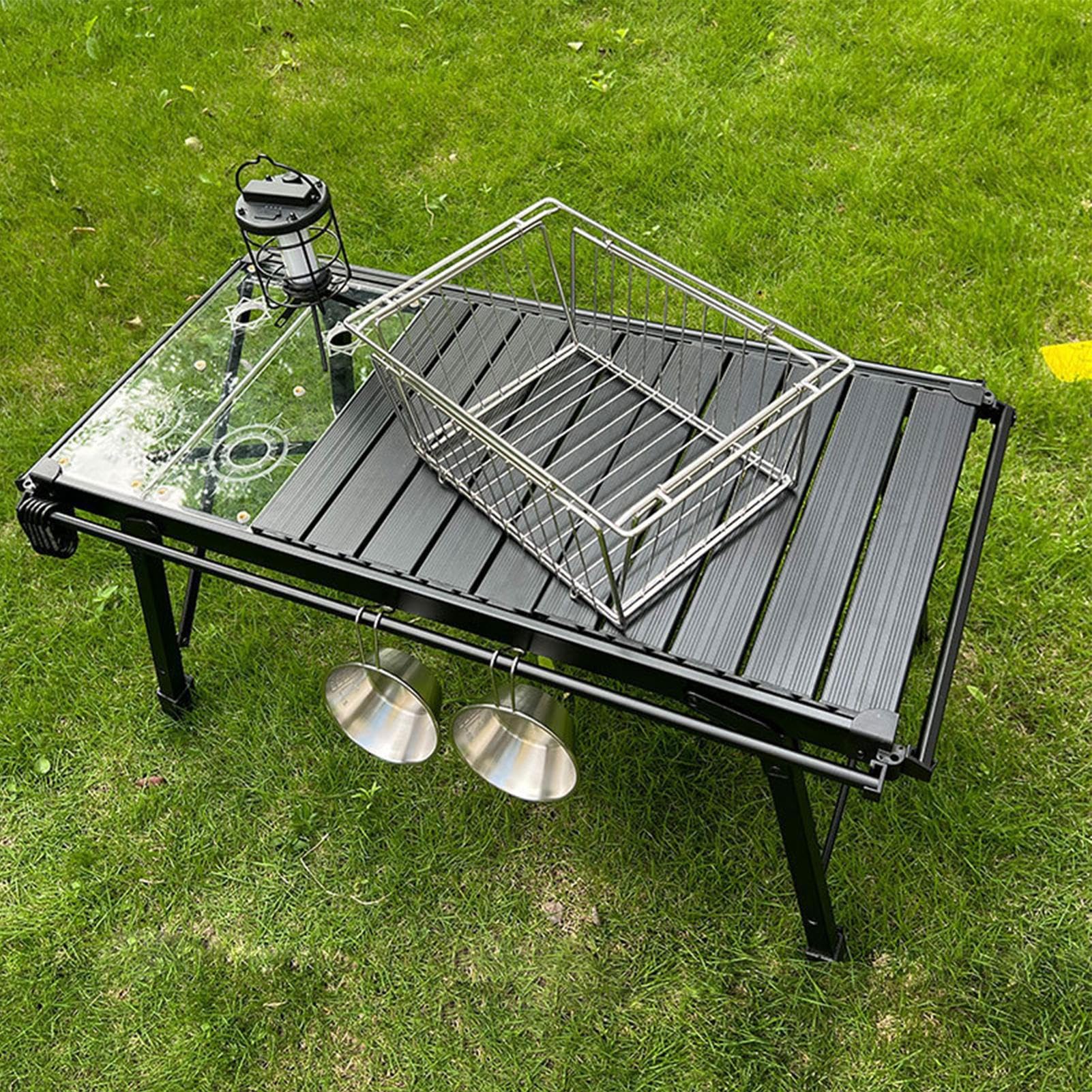 Cesta de drenaje plegable, estante de secado que ahorra espacio, almacenamiento de lavado de verduras, ideal para espacios de trabajo y camping