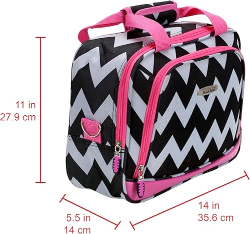 Miniatura 257 de Rockland, juego de equipaje de dos piezas, Carbón), F102