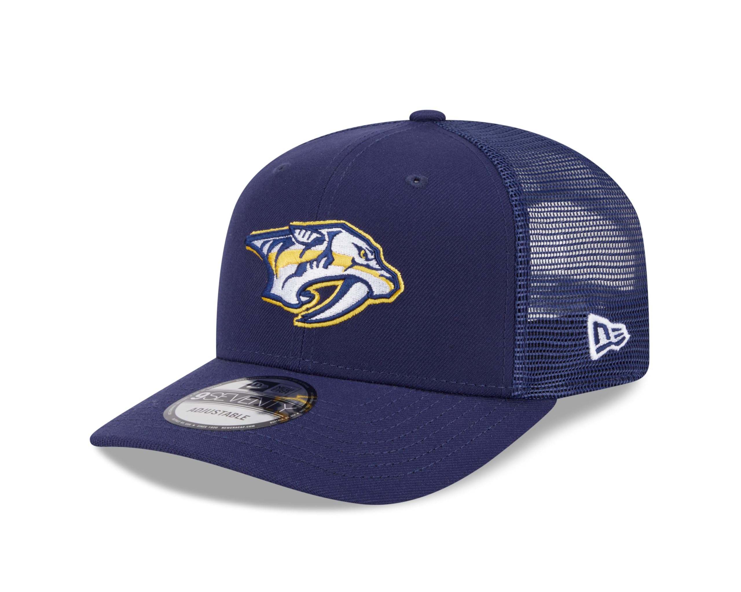 New Era Nashville Predators 9Seventy Stretch-Snap NHL Trucker Cap Dark Blue