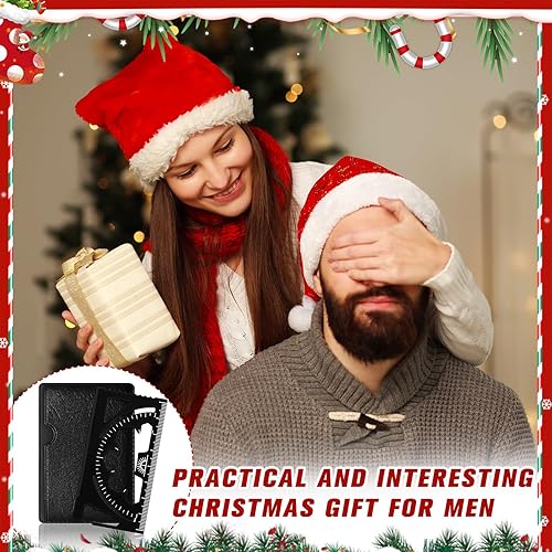 Miniatura 6 de Cholemy 12 carteras para tarjetas de crédito, multiherramienta 46 en 1, de metal de acero inoxidable, herramienta de bolsillo de supervivencia,