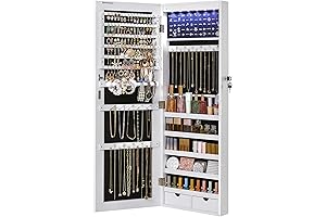 SONGMICS Hanging Mirror with Storage: Elegance and Functionality