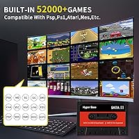 Vista 2 de 2TB External Hard Drive with 52247 Retro Games, Retro Game Console with Batocera 35 Game System, Plug and Play 84 Emulator Console Compatible with