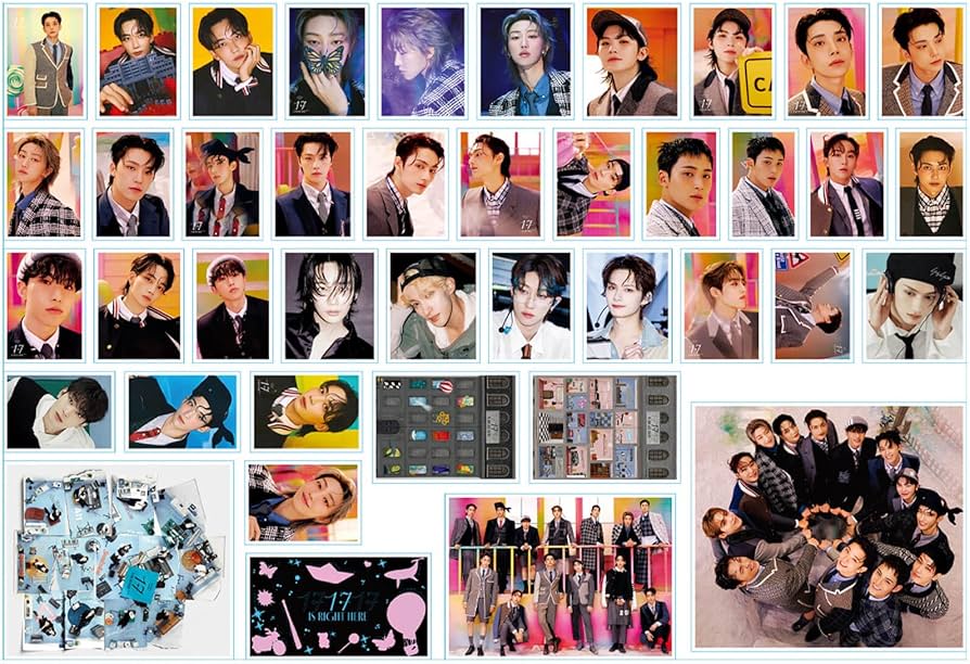Amazon.co.jp: Seventeen ステッカーパック 100枚 Seventeen 17 is