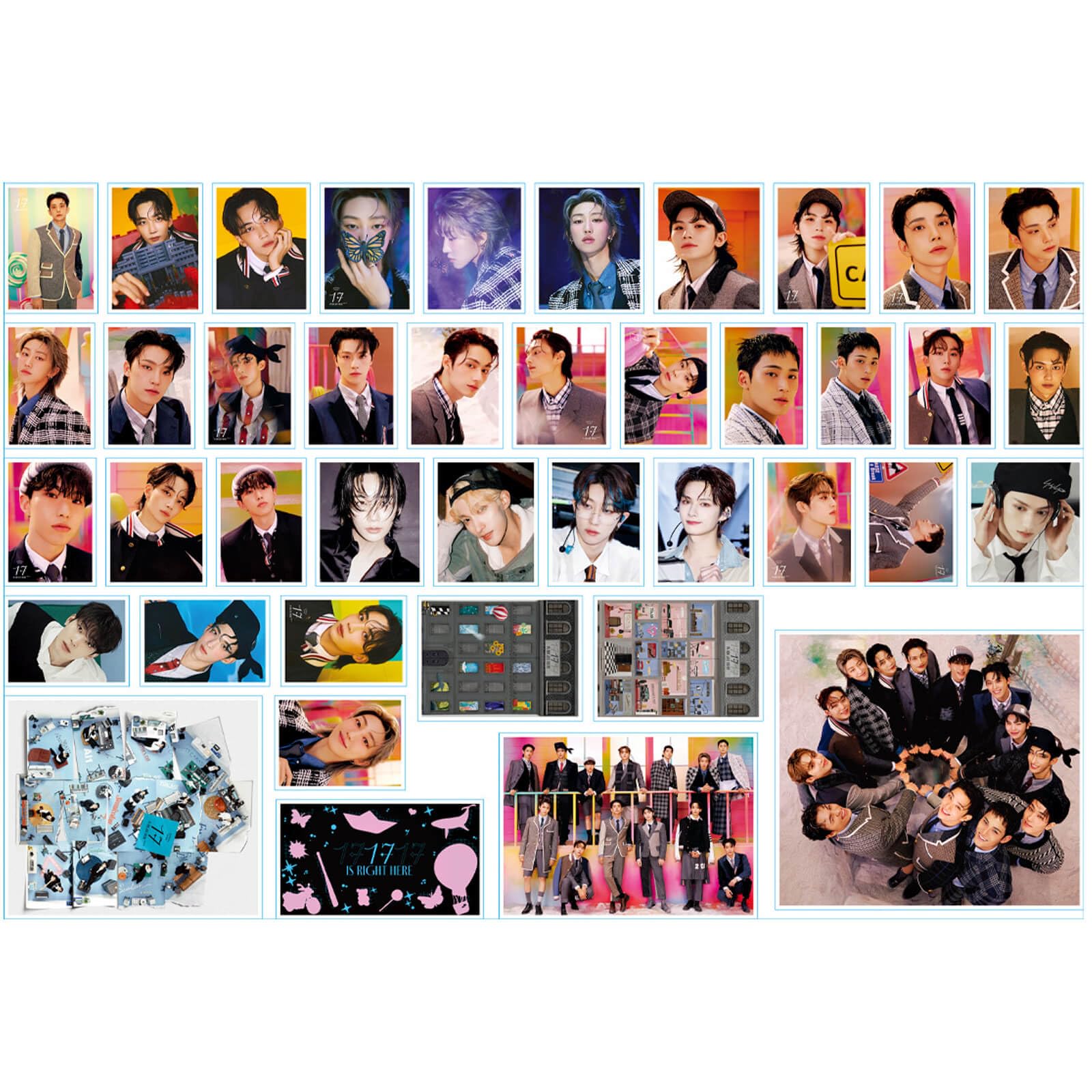 seventeen Dicon ステッカー Amazon.co.jp: Seventeen ステッカーパック 100枚 Seventeen 17