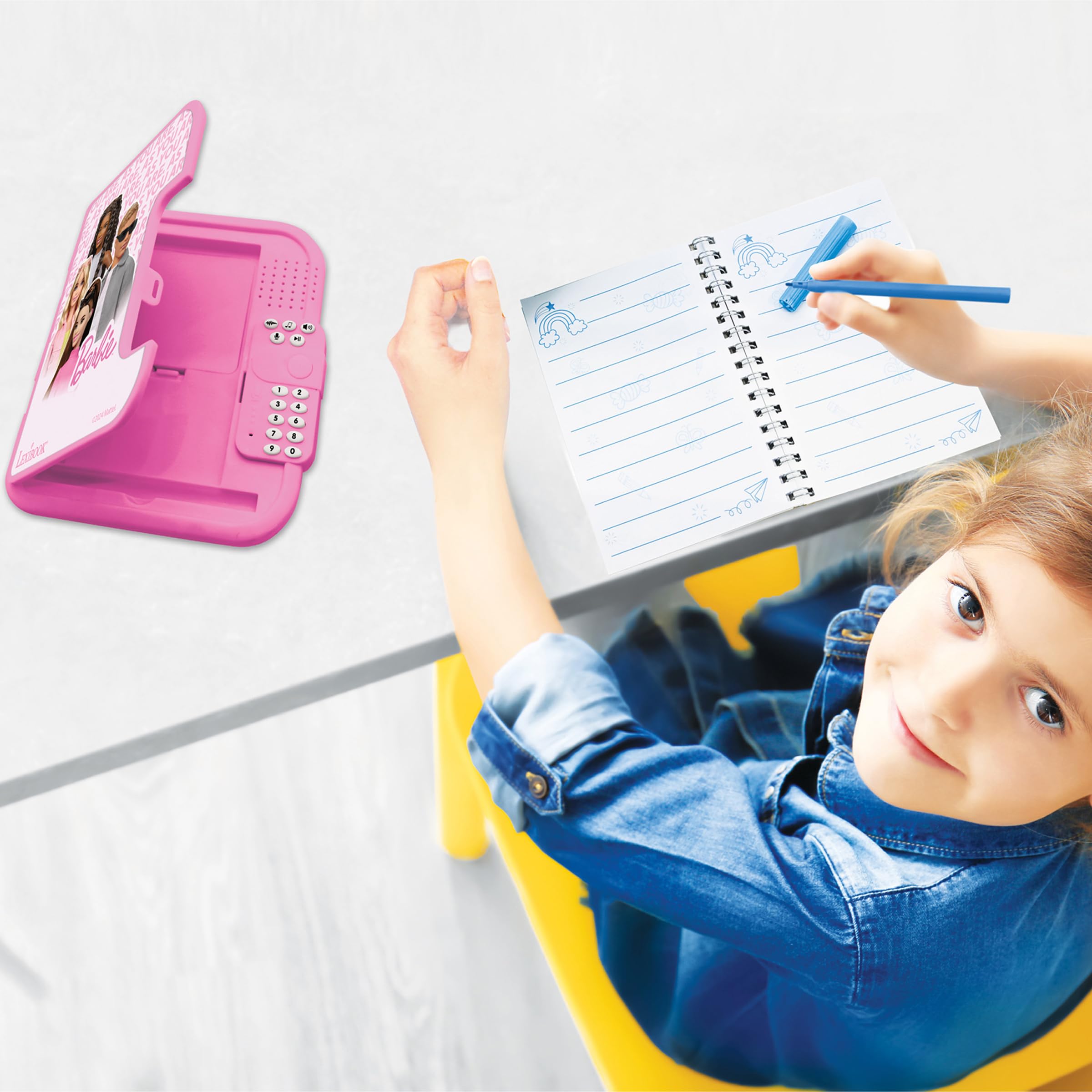 LEXIBOOK, Barbie, Barbie Electronic Diary with included pen and notebook, interactive, password-protected, fun features - Image 4