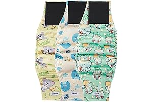 Reusable Washable Dog Belly Bands for Male Dogs - Small